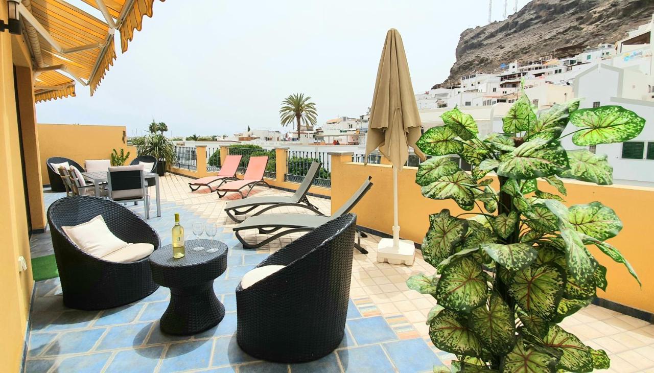 Hd Mogan Beach Apartment Puerto De Mogan Eksteriør billede