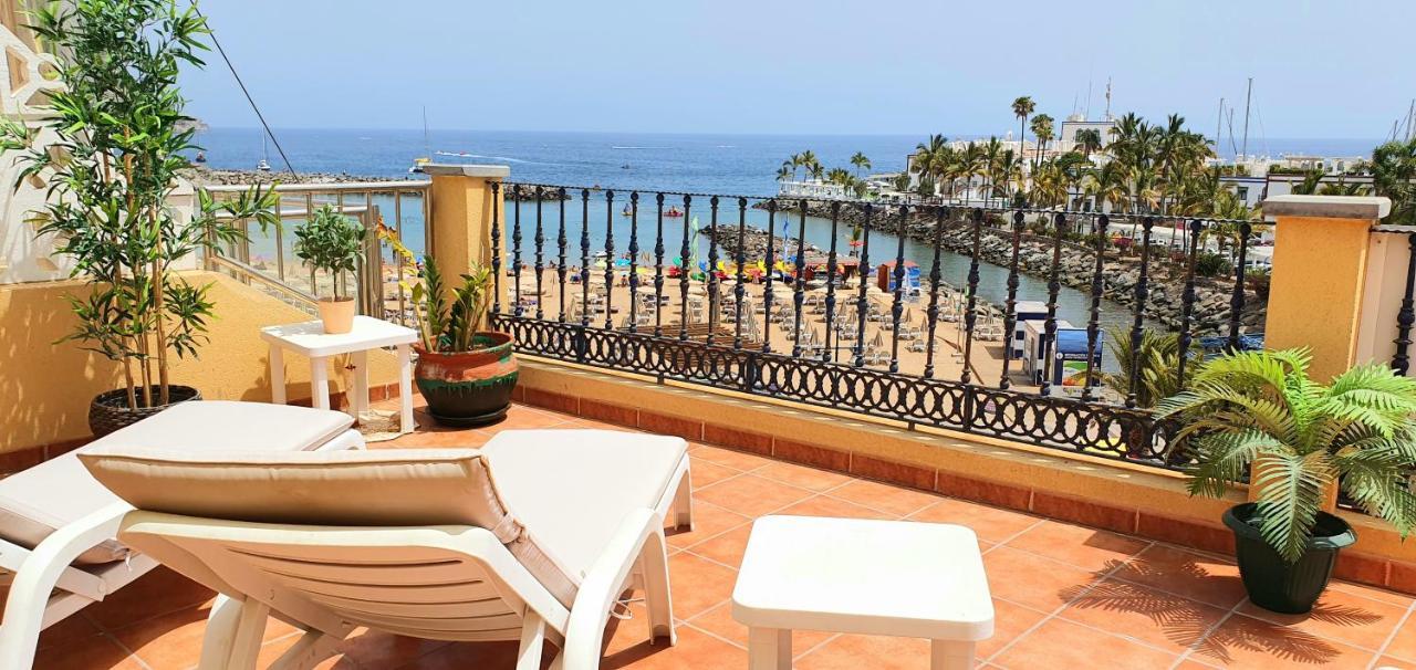 Hd Mogan Beach Apartment Puerto De Mogan Eksteriør billede